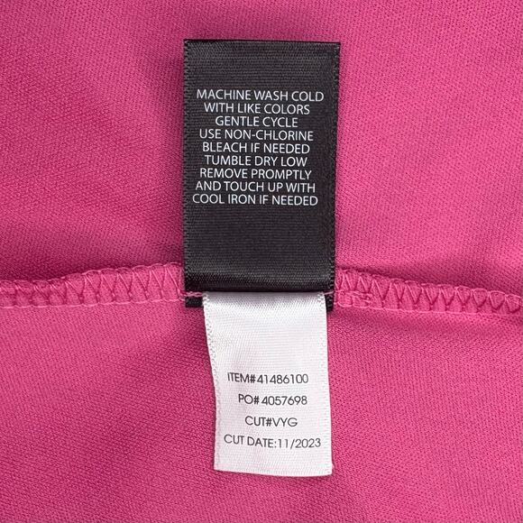 Torrid Pink Dress Size 1 Blouson Grecian Barbiecore Goddess Spaghetti Strap - Picture 8 of 9